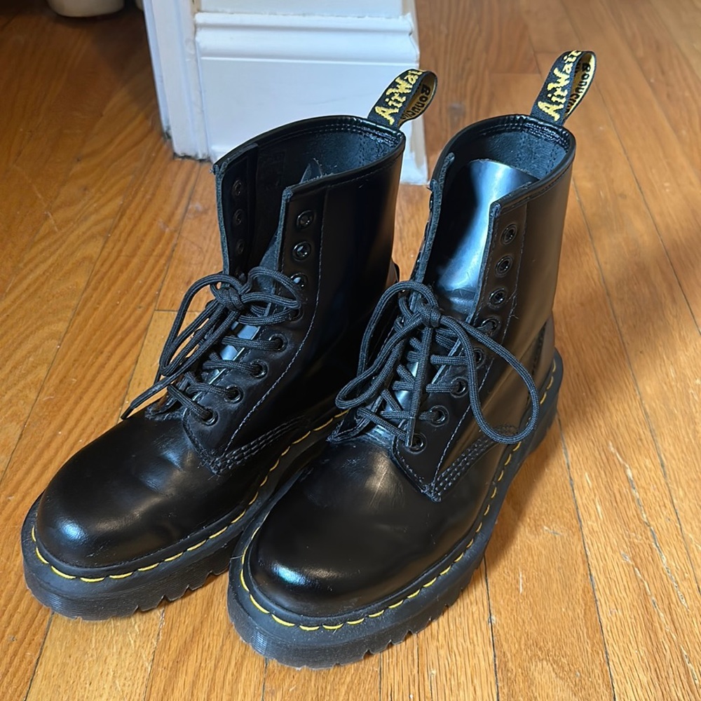 Dr. Martens Black Lace Up Boots